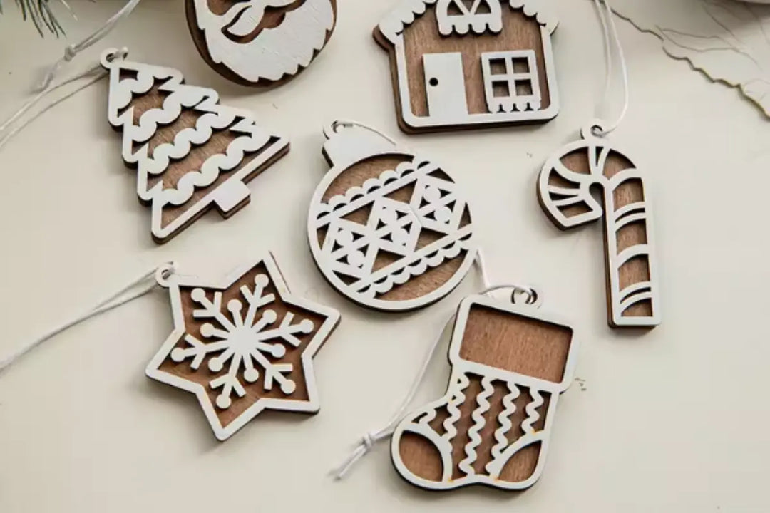 Wooden Snowflakes