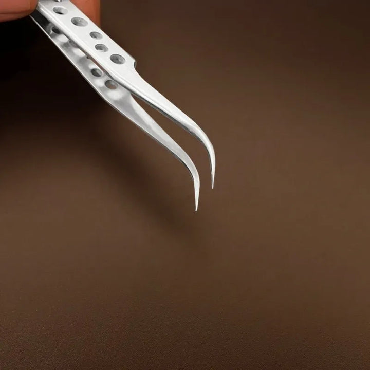 DIY Mobile Phone Repair Tools Curved and Straight Tip Tweezers,  HH-TW11