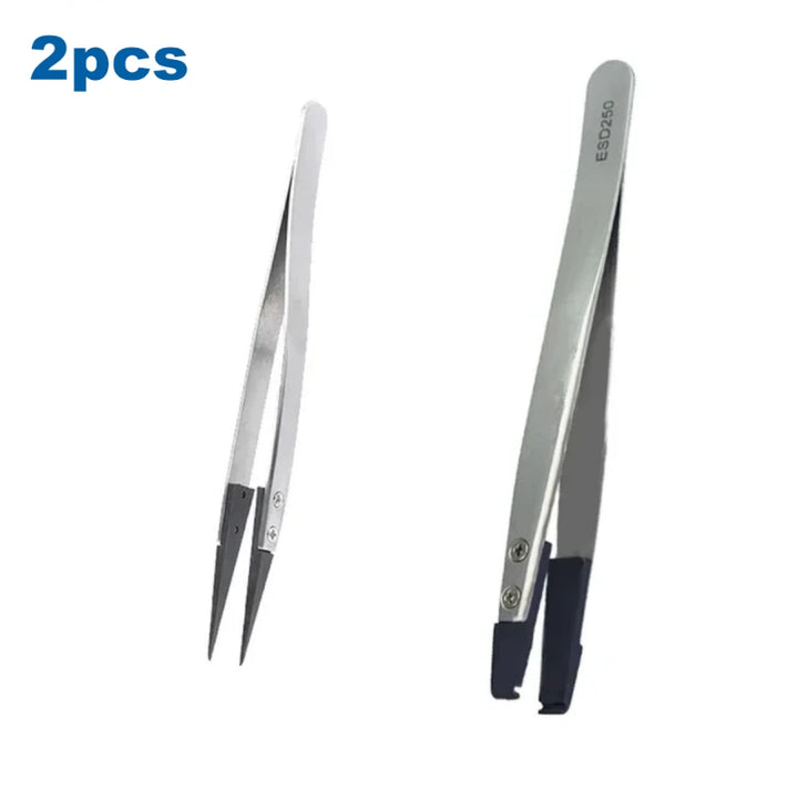 Straight Anti-Static Precision Tweezers-12