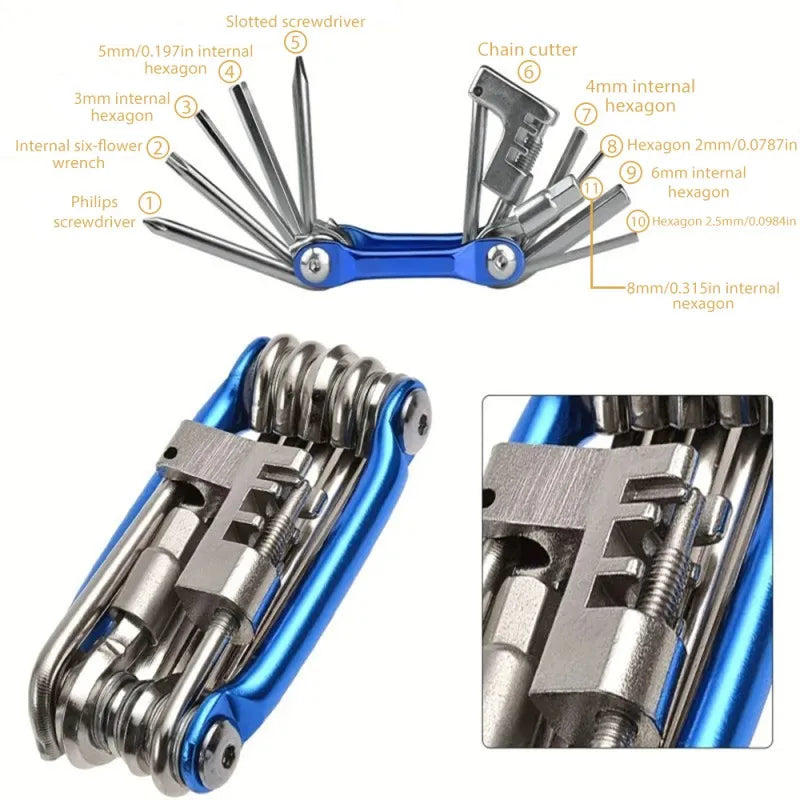Compact Bike Repair Tool Set-1