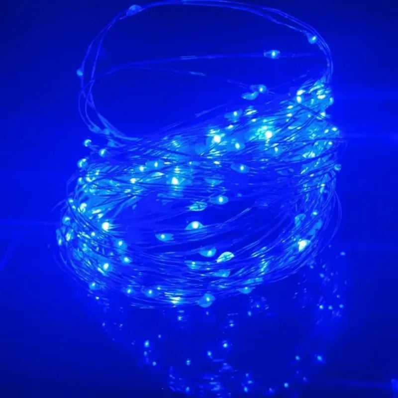 LED String Lights on Copper/Silver Wire-7