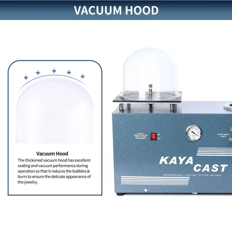 4L Vacuum casting machine, KAYA Casting Machine for Jewelry Gold