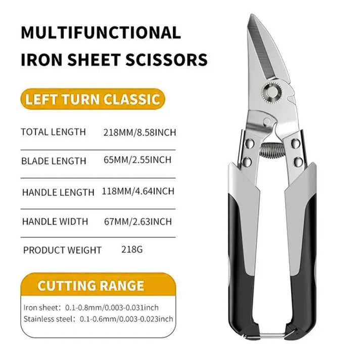 Heavy-Duty Industrial Metal Shears for Multi-purpose Cutting, HH-SH11