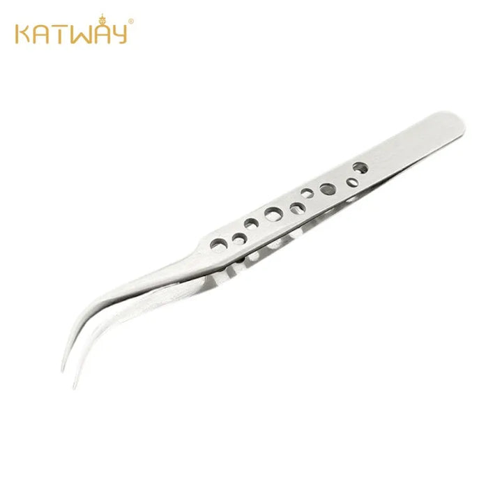 DIY Mobile Phone Repair Tools Curved and Straight Tip Tweezers,  HH-TW11