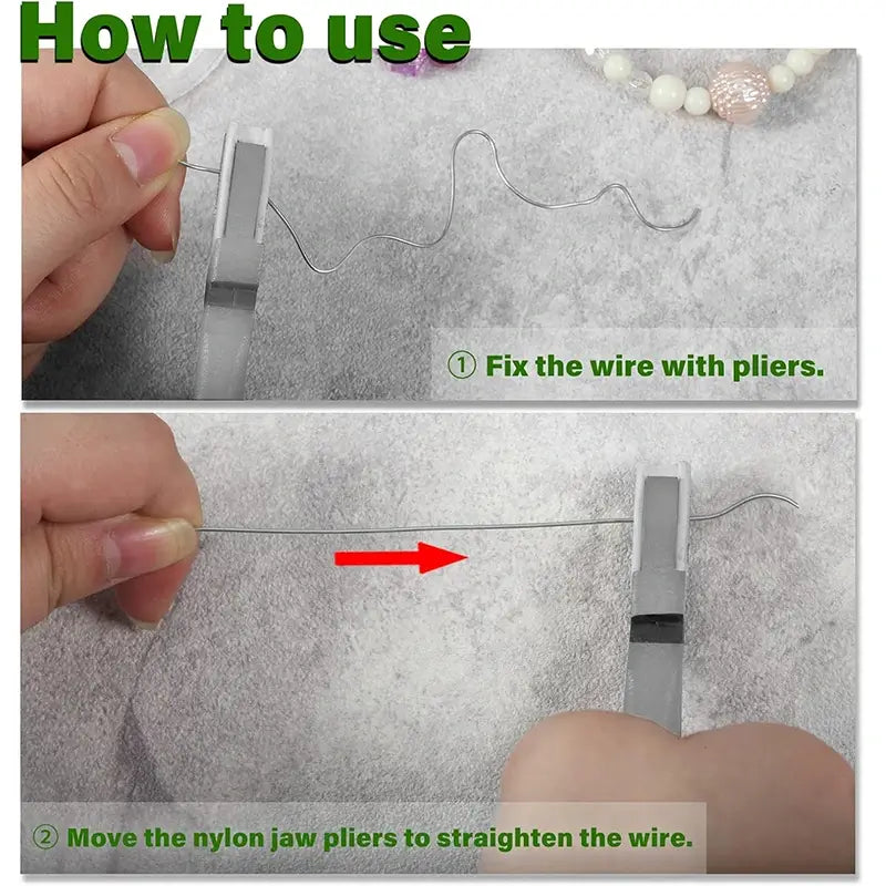 Double Nylon Jaw Pliers with Extra Nylon Jaws Jewelry Making Tools, HH-BP08