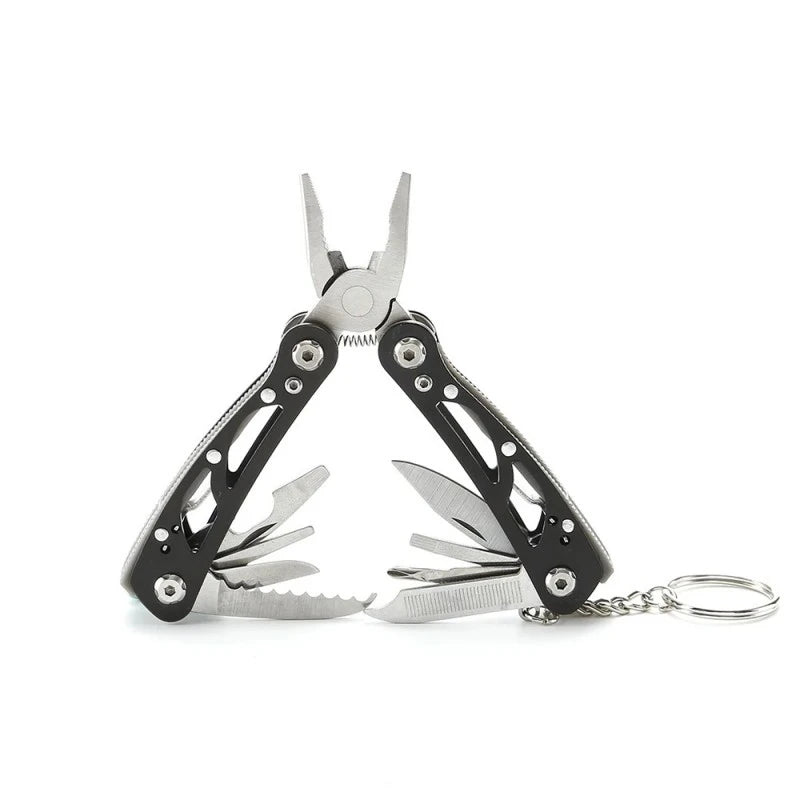 Multi-purpose outdoor mini folding tool pliers set combination pliers repair tools durable carbon steel material,HH-AA102