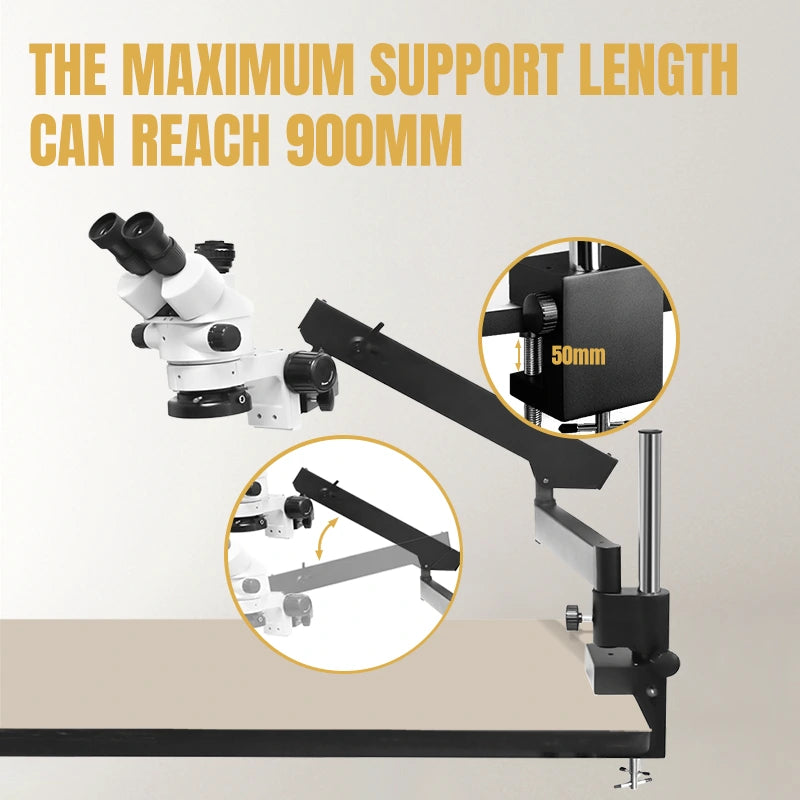 Katway LCD Digital Trinocular Microscope Stereo Zoom,7X-45X Magnification,HH-MH01B