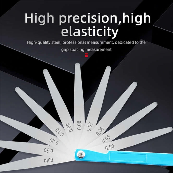 High Precision Stainless Steel Feeler Gauge Metric and Imperial Feeler Gauge, HH-GR08