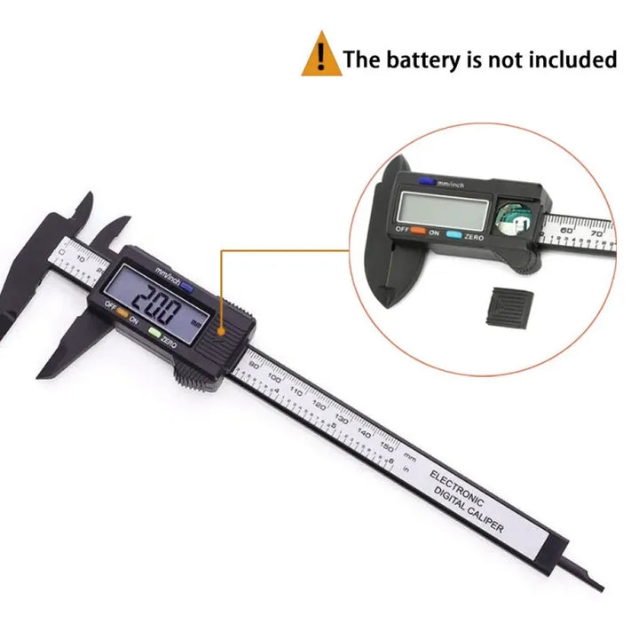 Digital Plastic Vernier Caliper Suitable for Measuring, Jewelry and Crafts, HH-ST06