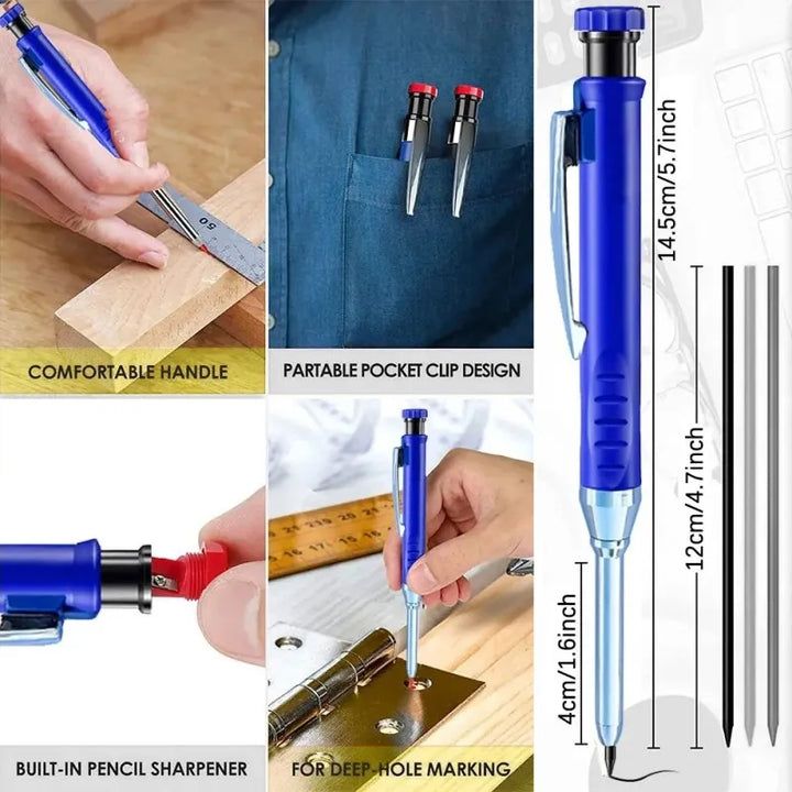 Heavy-Duty Woodworking Pencil Sharpener with 2.8mm Lead Options，HH-AA88