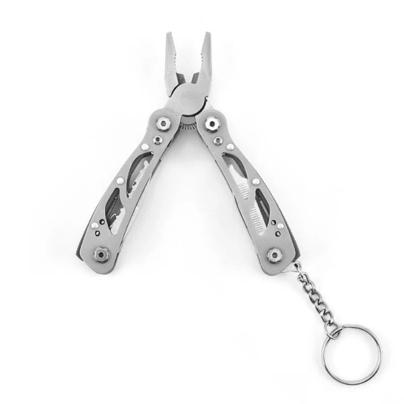 Multi-purpose outdoor mini folding tool pliers set combination pliers repair tools durable carbon steel material,HH-AA102