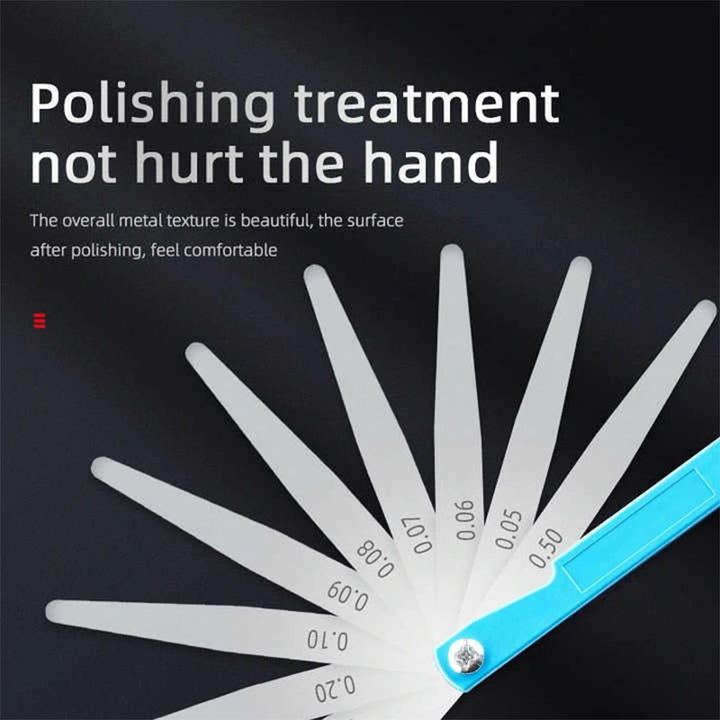 High Precision Stainless Steel Feeler Gauge Metric and Imperial Feeler Gauge, HH-GR08