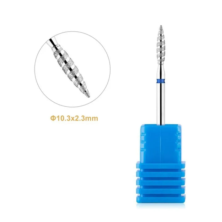 5-count diamond nail drill bits set-5