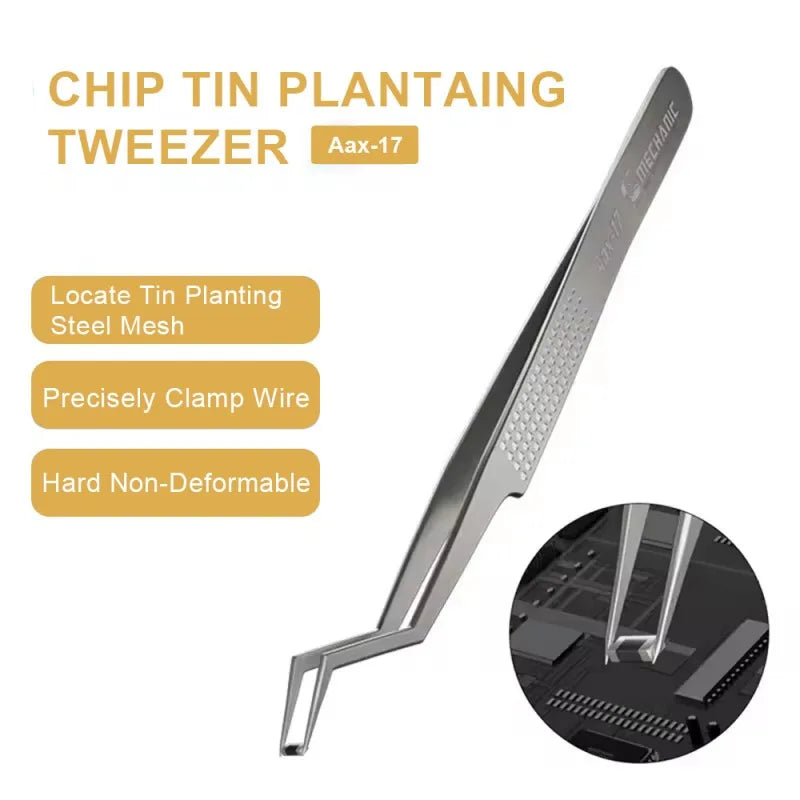Stainless steel servicing tweezers-5