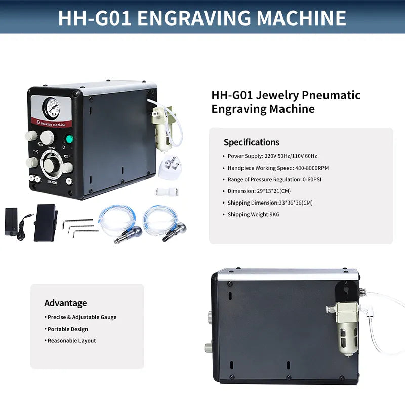 Jewelry Pneumatic Engraving Machine, HH-G01 – Katway