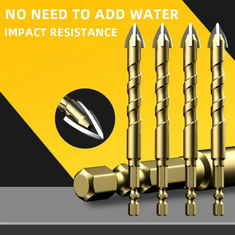 Drill bit with four cutting edges-6