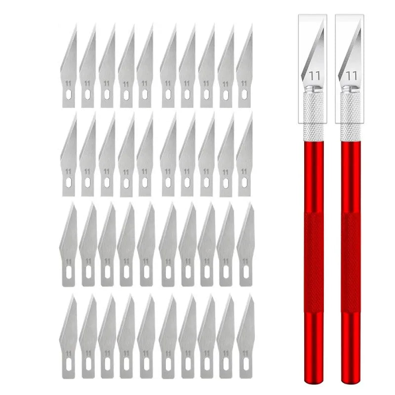 Non-slip Engraving Knife Set with 40 Blades for Pcb Repair and Mobile Production, HH-SG11