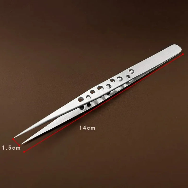 DIY Mobile Phone Repair Tools Curved and Straight Tip Tweezers,  HH-TW11