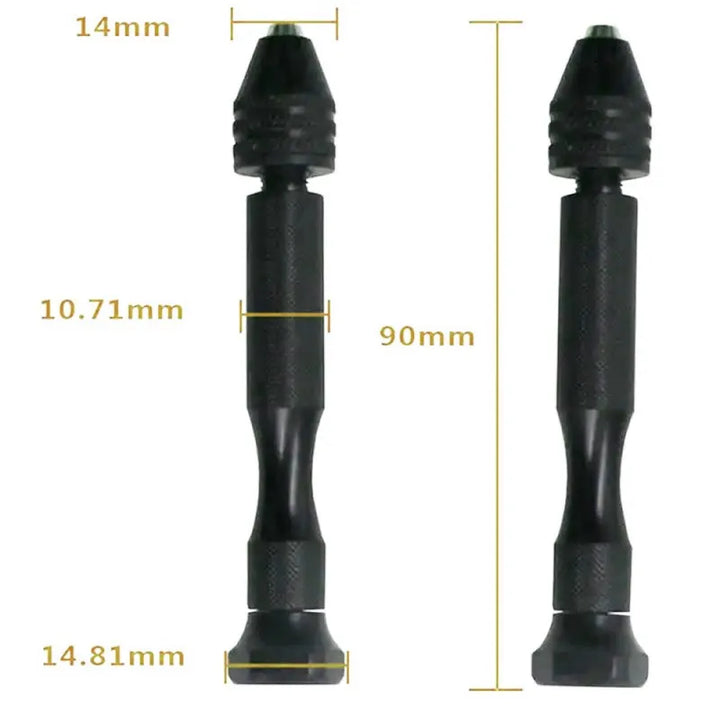 10-Piece Mini Twist Drill Bit Set for Precision Drilling in Wood, Plastic, and Craft Projects,HH-AA25