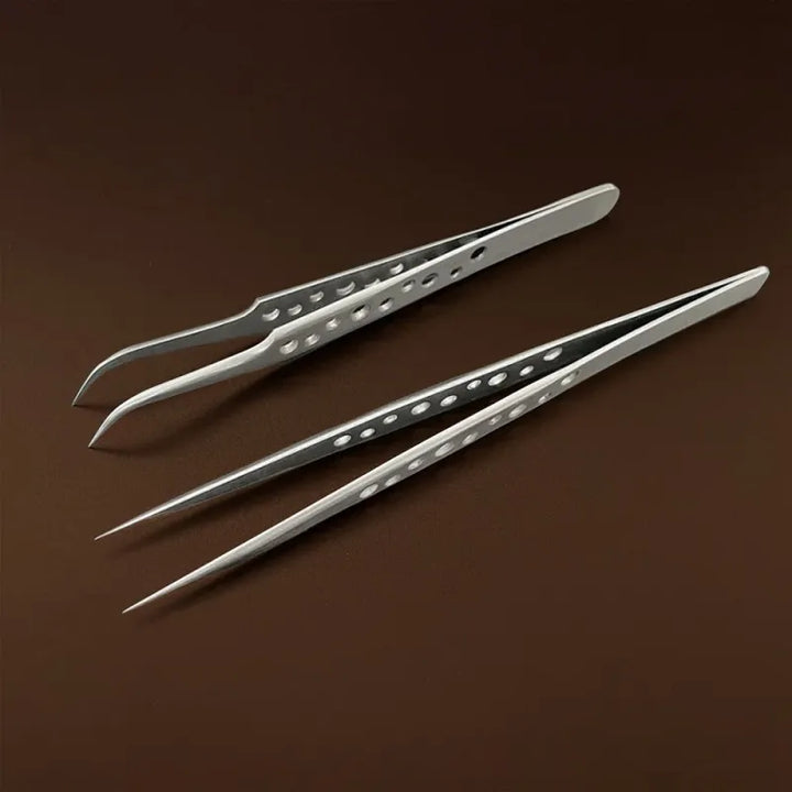 DIY Mobile Phone Repair Tools Curved and Straight Tip Tweezers,  HH-TW11