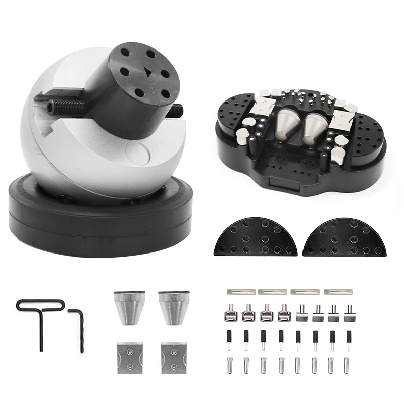 Engravers Ball Vice with 30 Attachments HHA03B Katway