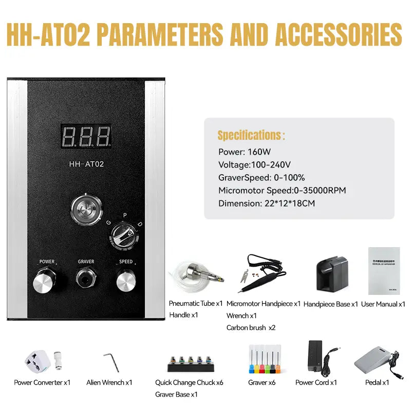  Pneumatic Engraving Machine, HH-AT02