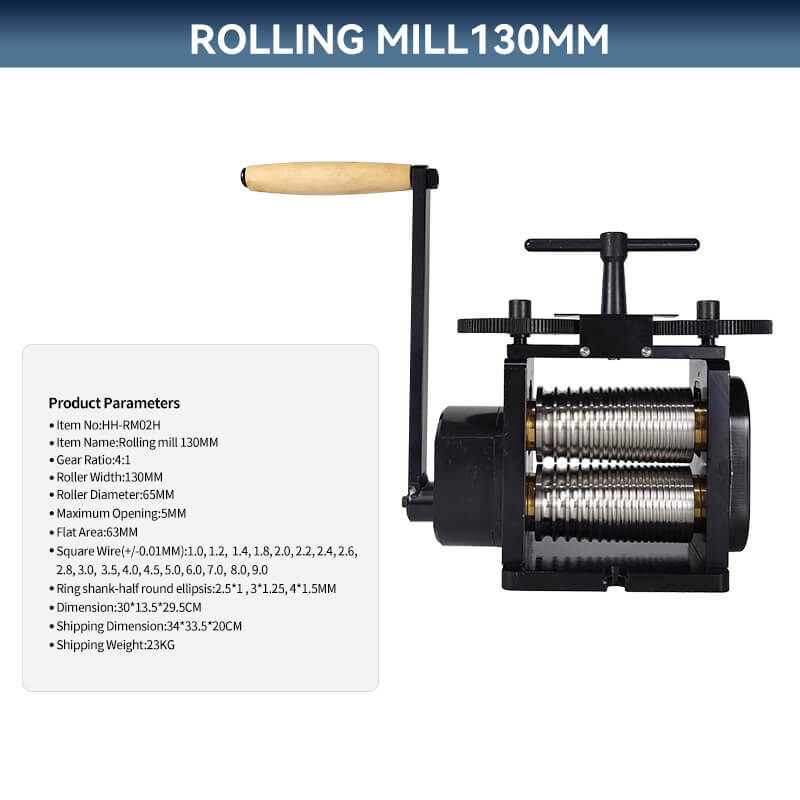 Black Rolling Mill 130MM,HH-RM02H - Image 2