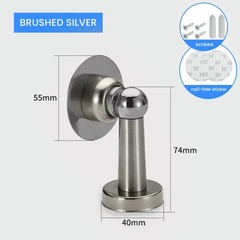 Stainless Steel Magnetic Door Stop-6