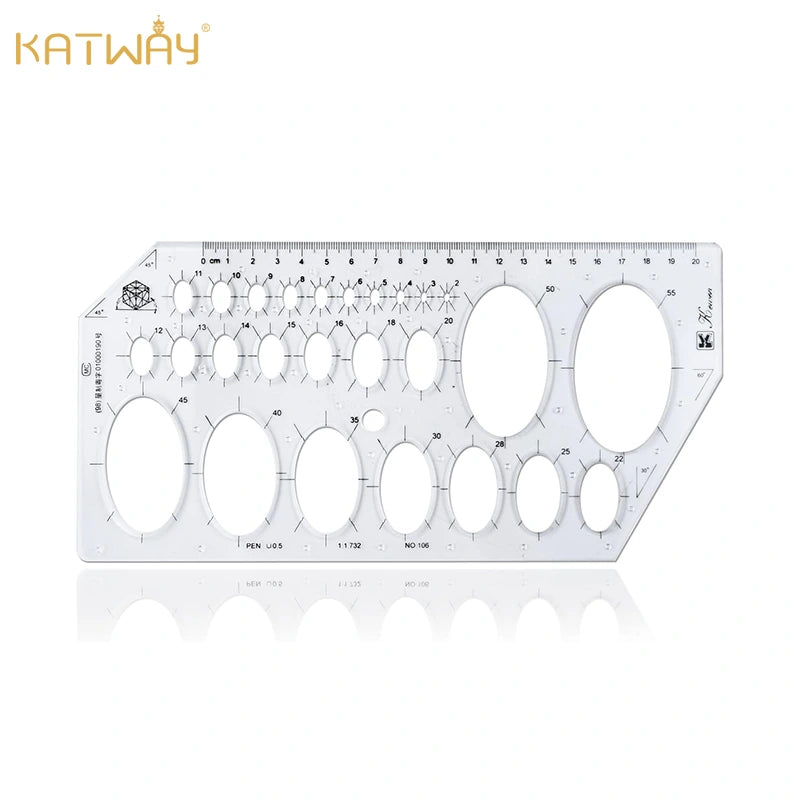 Clear Plastic Metric Ruler, HH-DS02