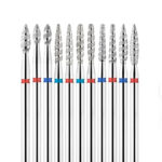 Set of 5 diamond nail drill bits-1