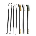 Double-ended mini wire brush set