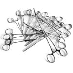 Stainless steel curved mouth