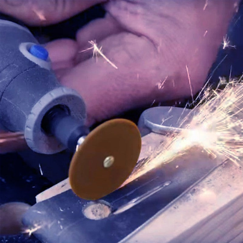 36pcs Abrasive Cutting Disc 24mm With Mandrels Grinding Wheels For Dremel Accesories Metal Cutting Rotary Tool Saw Blade,HH-AA116 - Image 2