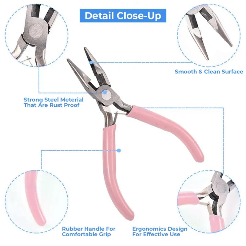 Handcrafted Beaded Insulated Pliers-2