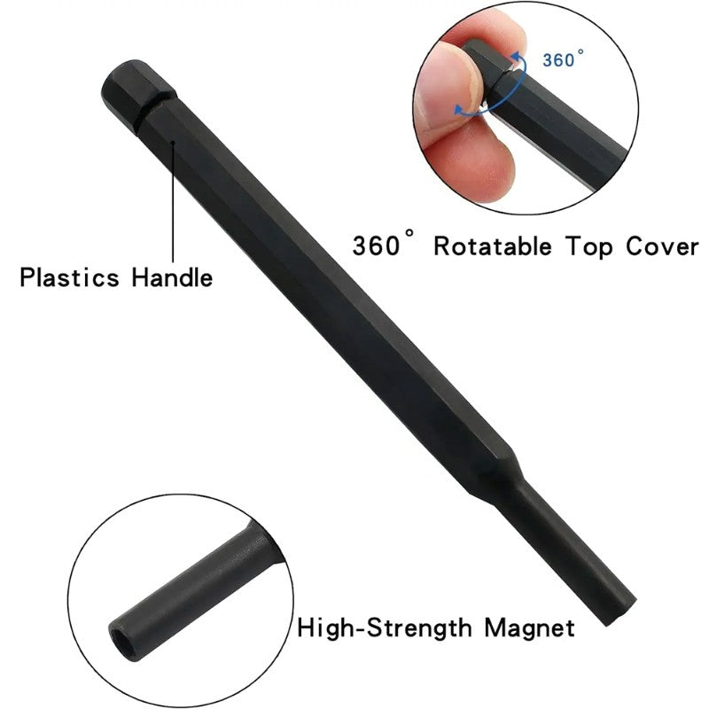 25 in 1 screwdriver set magnetic bit cross slot, hexagonal precision DIY detachable mini tool box suitable for smart home PC mobile phone repair,HH-AA104 - Image 2