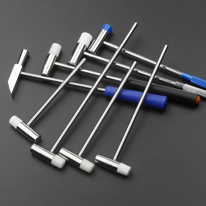 Set of 8 Solid Brass Hammers Watch Repair Tools, HH-BN02