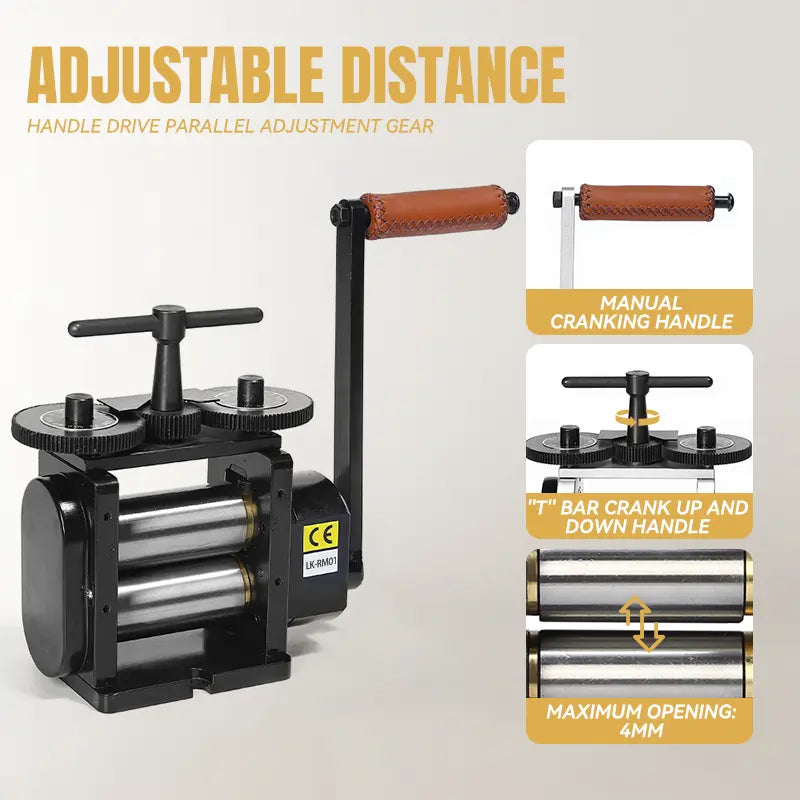 Black Rolling Mill 110MM - Flat,HH-RM01B