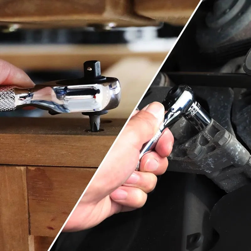 Pocket-size short-handle ratchet wrench-3