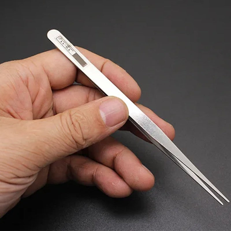 5pcs Professional Stainless Steel Straight and Curved Tweezers - Detail Repair Tools for Mechanical and Quartz Watchma,HH-AA107 - Image 4
