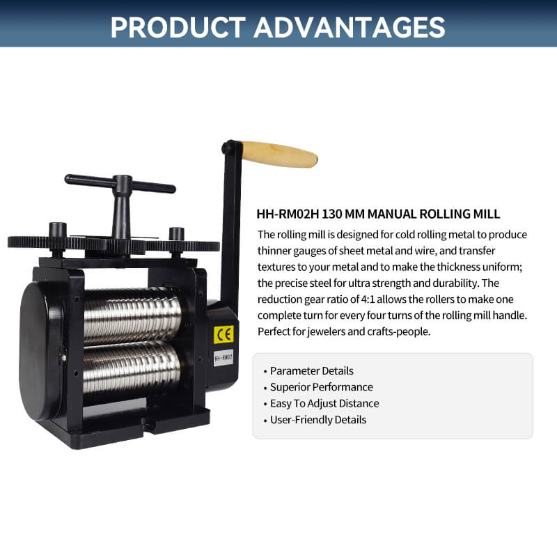 Black Rolling Mill 130MM,HH-RM02H - Image 5