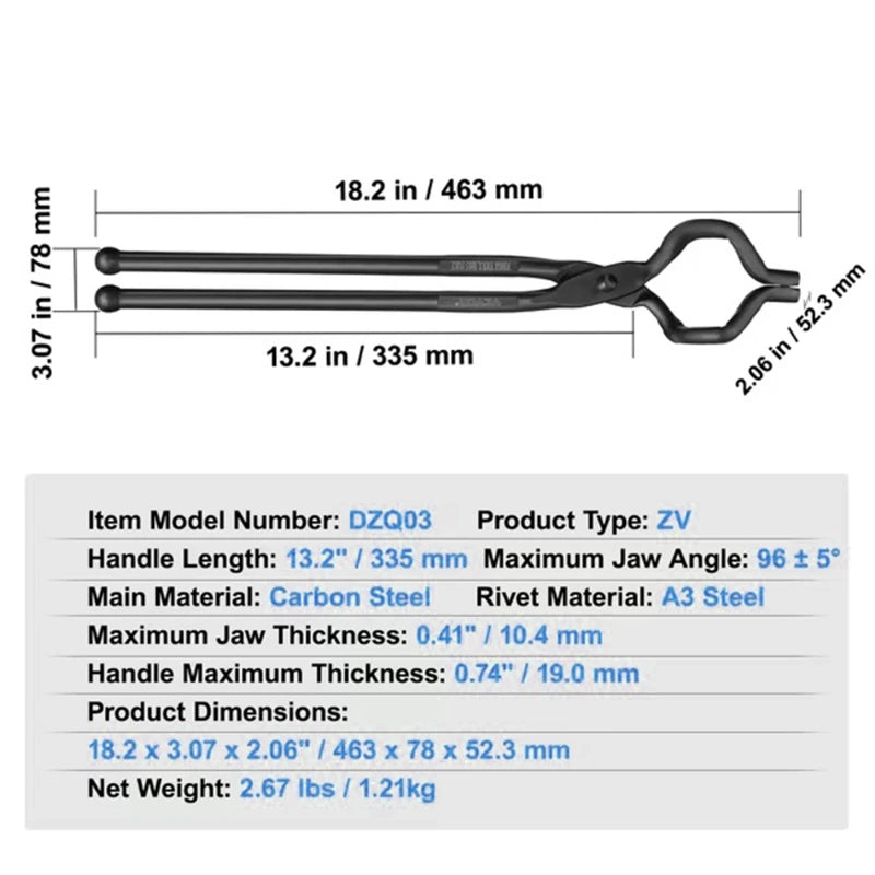 Steel Forging Tongs Tool-4