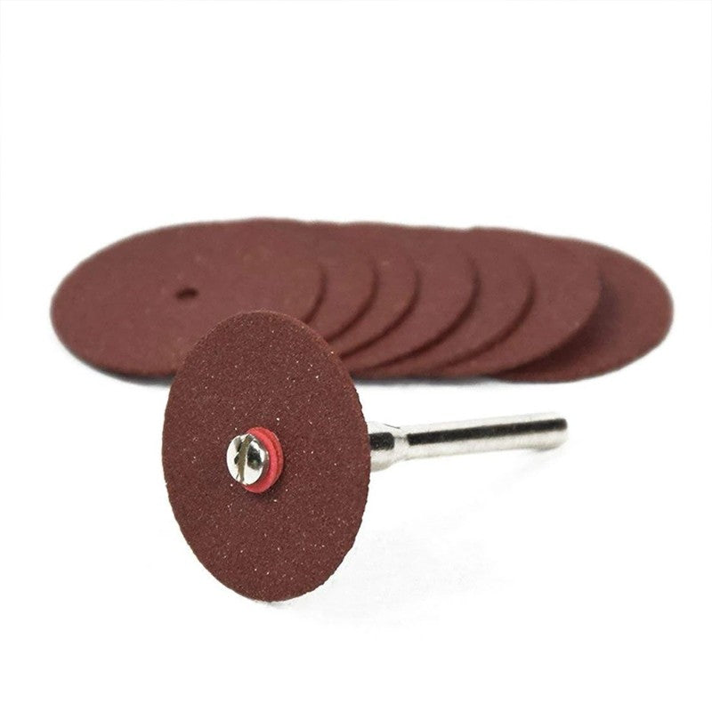 36pcs Abrasive Cutting Disc 24mm With Mandrels Grinding Wheels For Dremel Accesories Metal Cutting Rotary Tool Saw Blade,HH-AA116 - Image 3