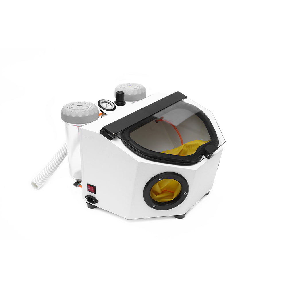 Dual-pen electronic foot-controlled sandblasting machine for jewelry, HH-PSAS