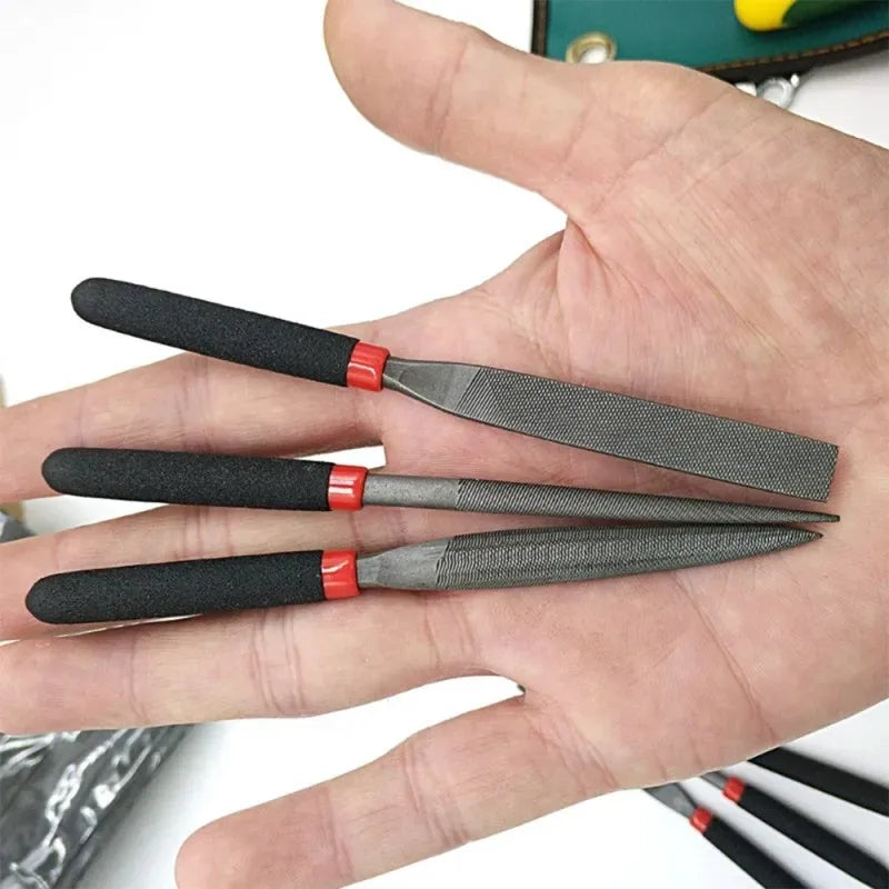 Mini Steel Needle Files Set for Fine Detailing on Metal, Stone, Glass, and Wood,HH-AA50