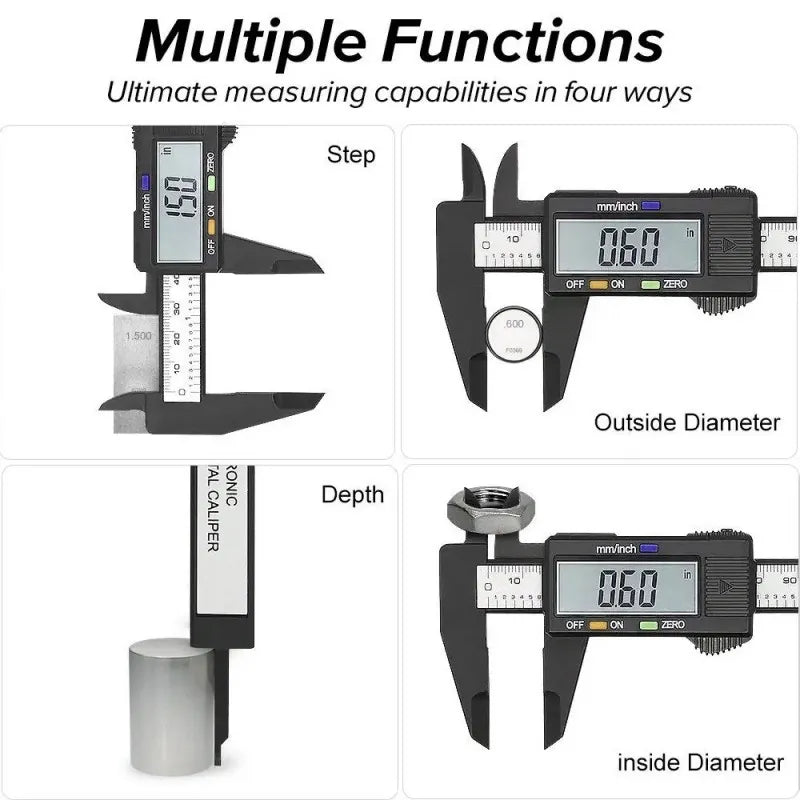 Digital Plastic Vernier Caliper Suitable for Measuring, Jewelry and Crafts, HH-ST06