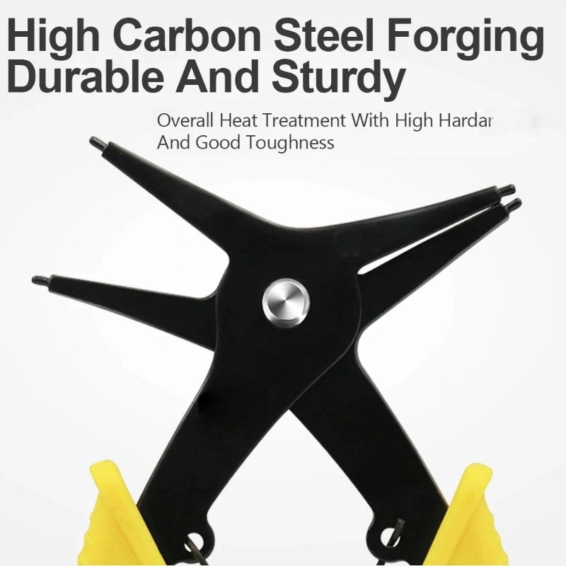 Internal And External Spring-loaded Pliers Dual-purpose Snap Rings 2-In-1 Mounting And Dismounting Tools Hardware,HH-AA106 - Image 4