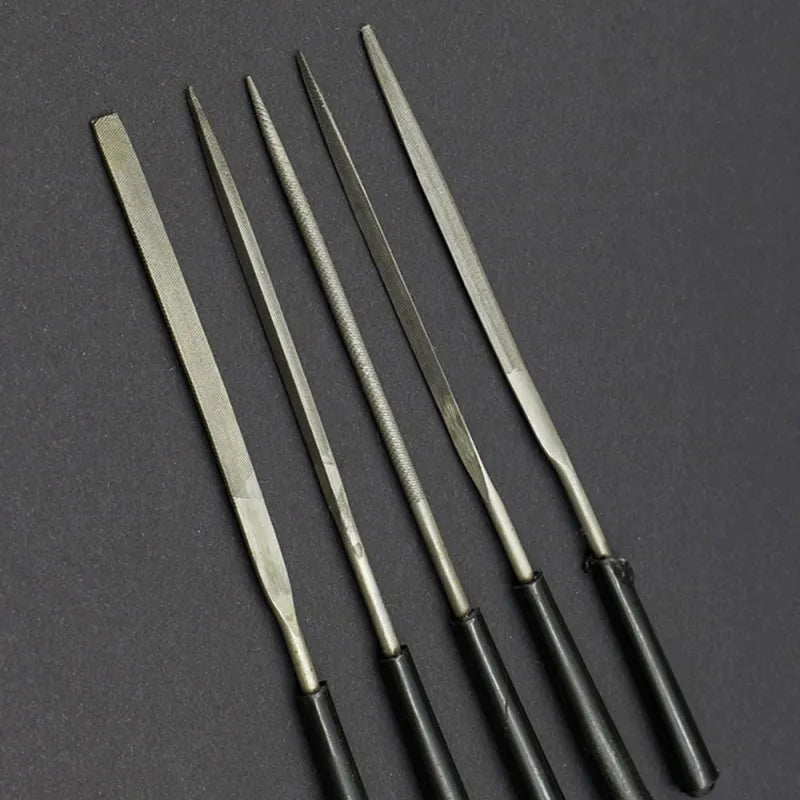 High-Quality Needle Files Set (5/10PCS, 3x140mm) for Crafting Metal & Stone,HH-AA48 - Image 4