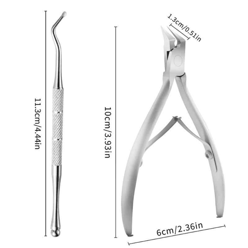 Toe Nail Clipper For Ingrown Or Thick Toenails Toenails Trimmer Professional Podiatrist Toenail Nipper With Stainless Steel Supe,HH-AA123 - Image 4