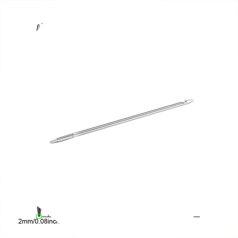 9Pcs Leather Sewing Kit, Copper Handle Leather Sewing Awl, Needle Set, Suitable for Repairing Leather Canvas Tent Shoes,HH-AA125 - Image 4