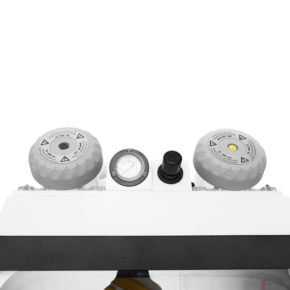 Dual-pen electronic foot-controlled sandblasting machine for jewelry, HH-PSAS